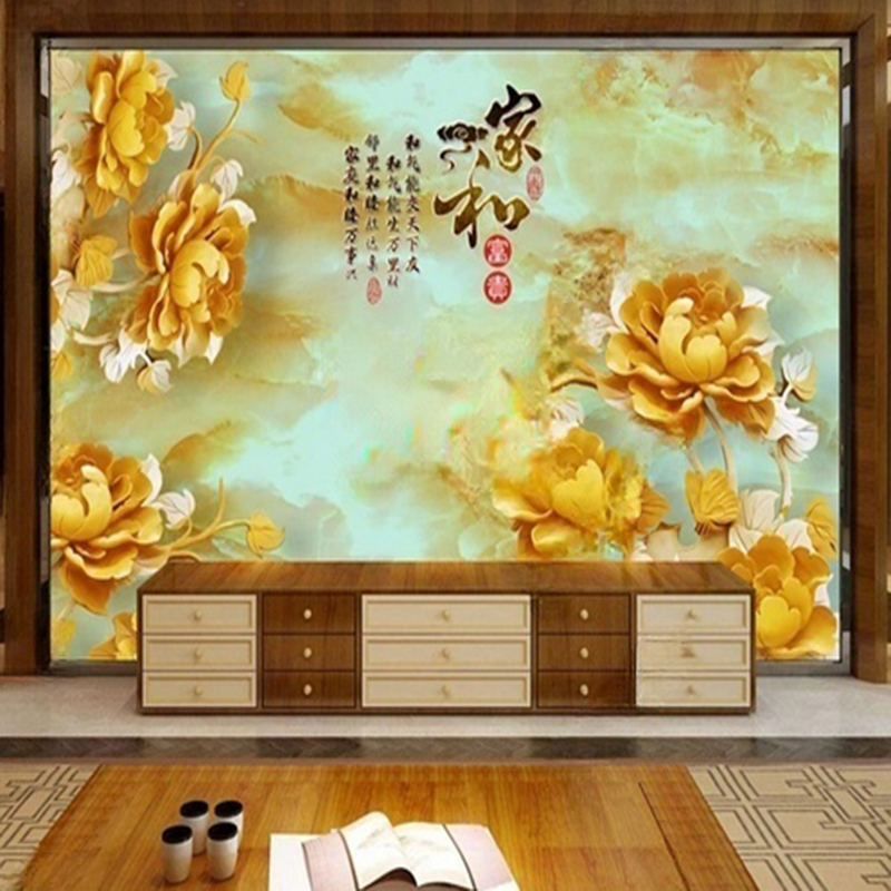 Interior Design With Wallpaper - New Chinese Style Custom Mural Wallpaper