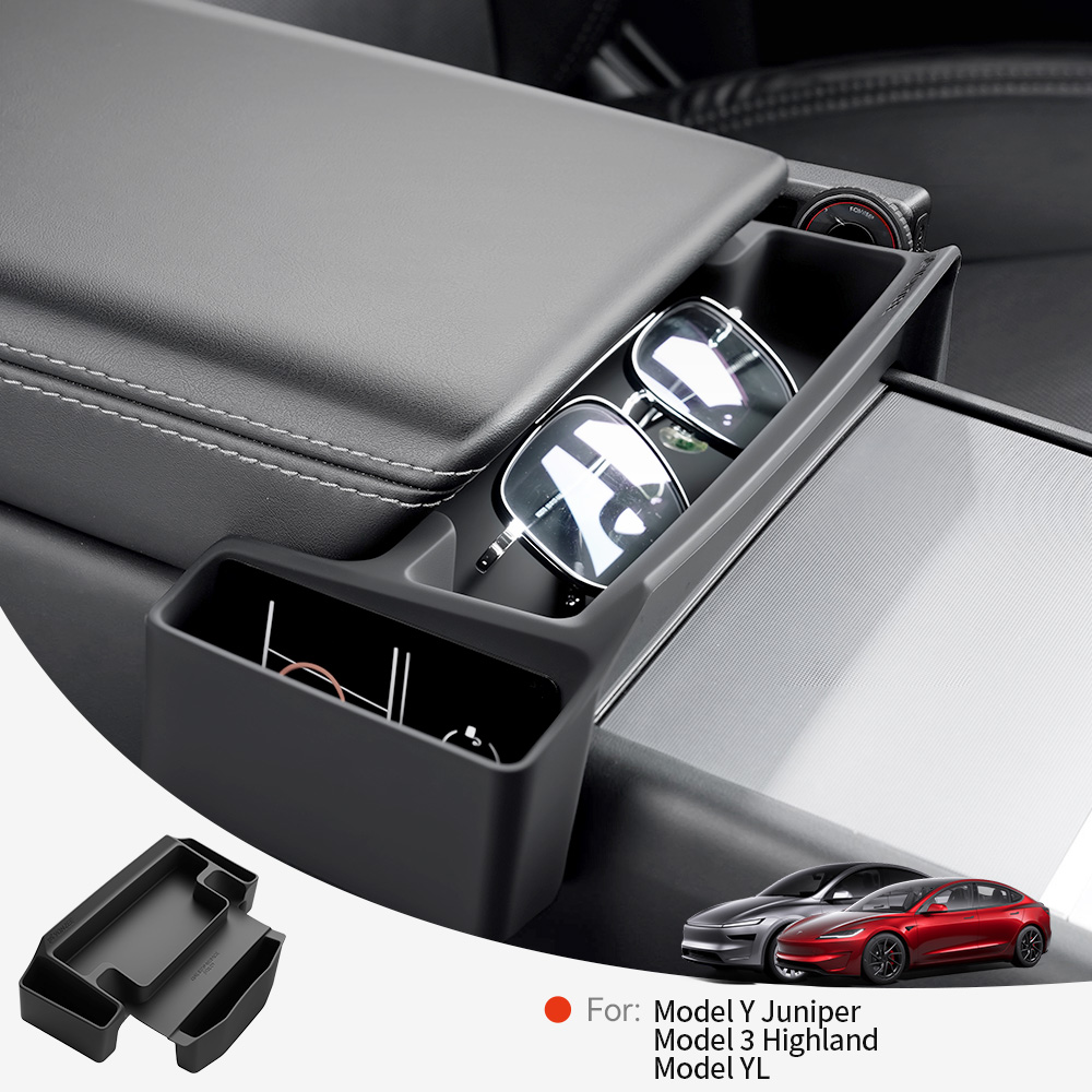 Interior Design Mockup - YZ Center Console Armrest Storage Box