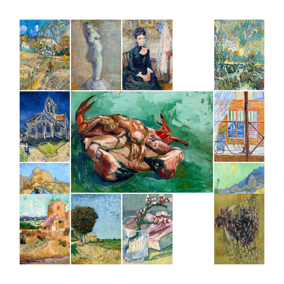 Interior Design Its - Van Gogh Inspired Crab on its