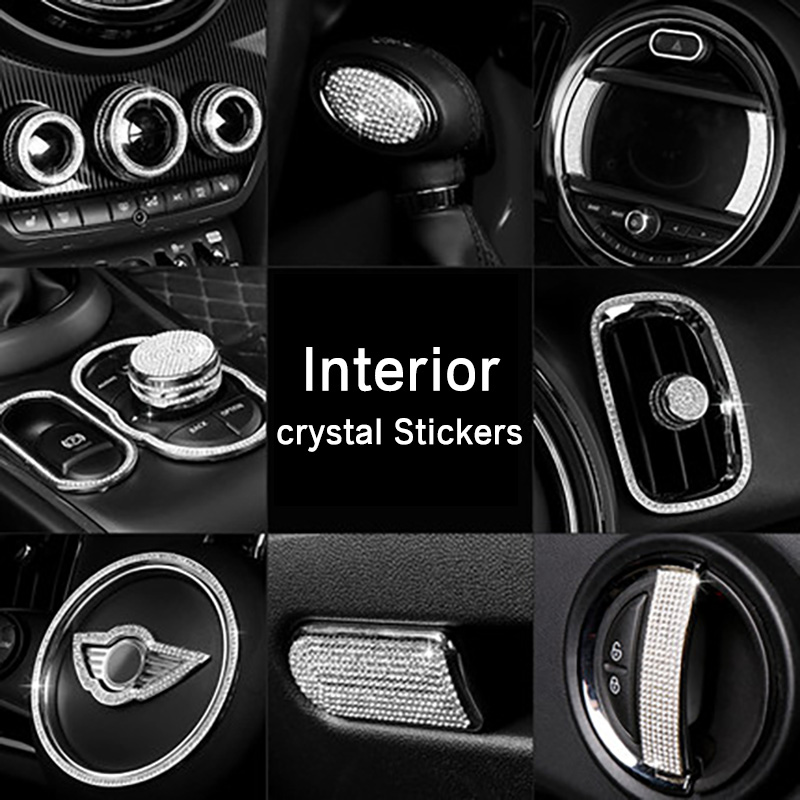 Interior Design Mood Board - Car interior Decorative Aluminum alloy crystal