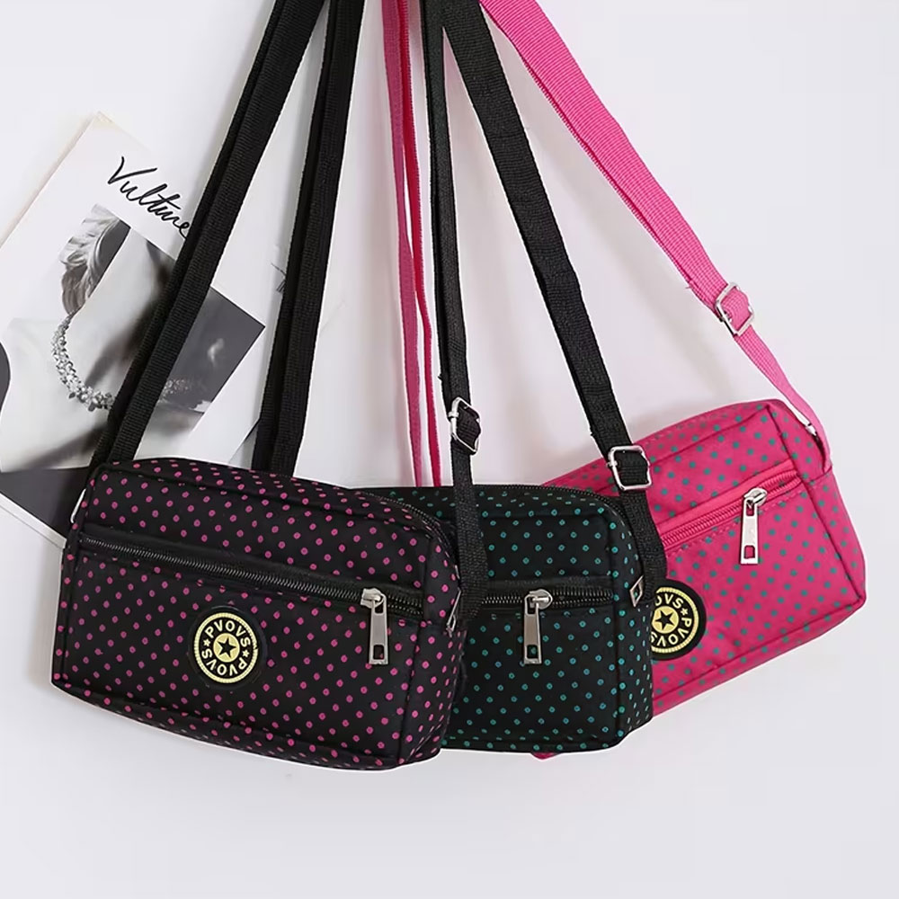 Interior Design Mockup - Women's Crossbody Bag, High-Quality Nylon Fabric,