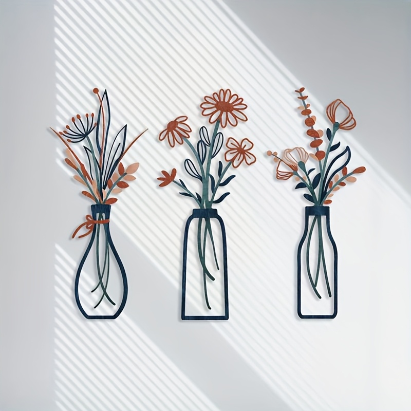 3 Large Floral Wall Art Sculpt - Interior Design Office review and price