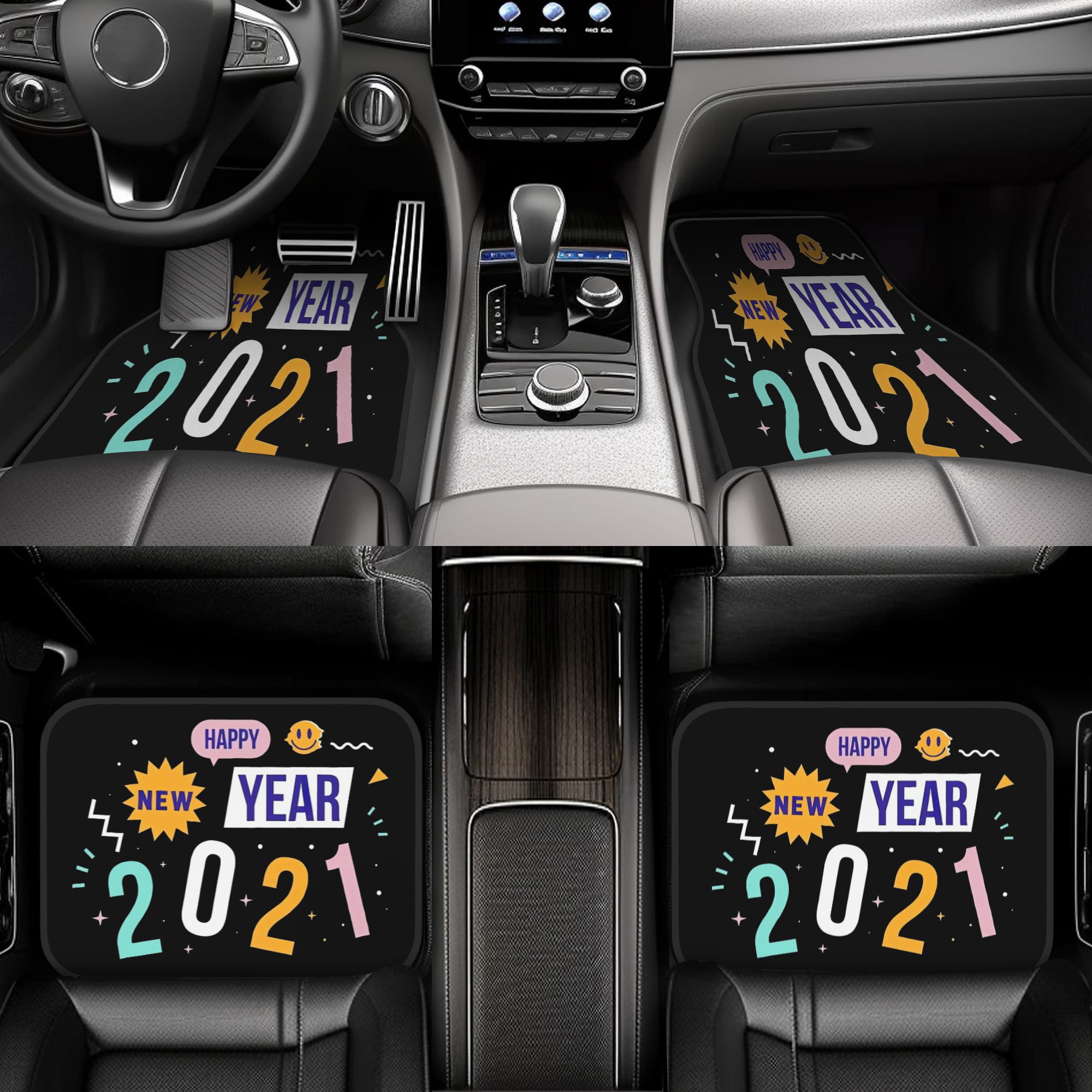 4pcs Happy New Year 2021 Made  - Interior Design Its review and price