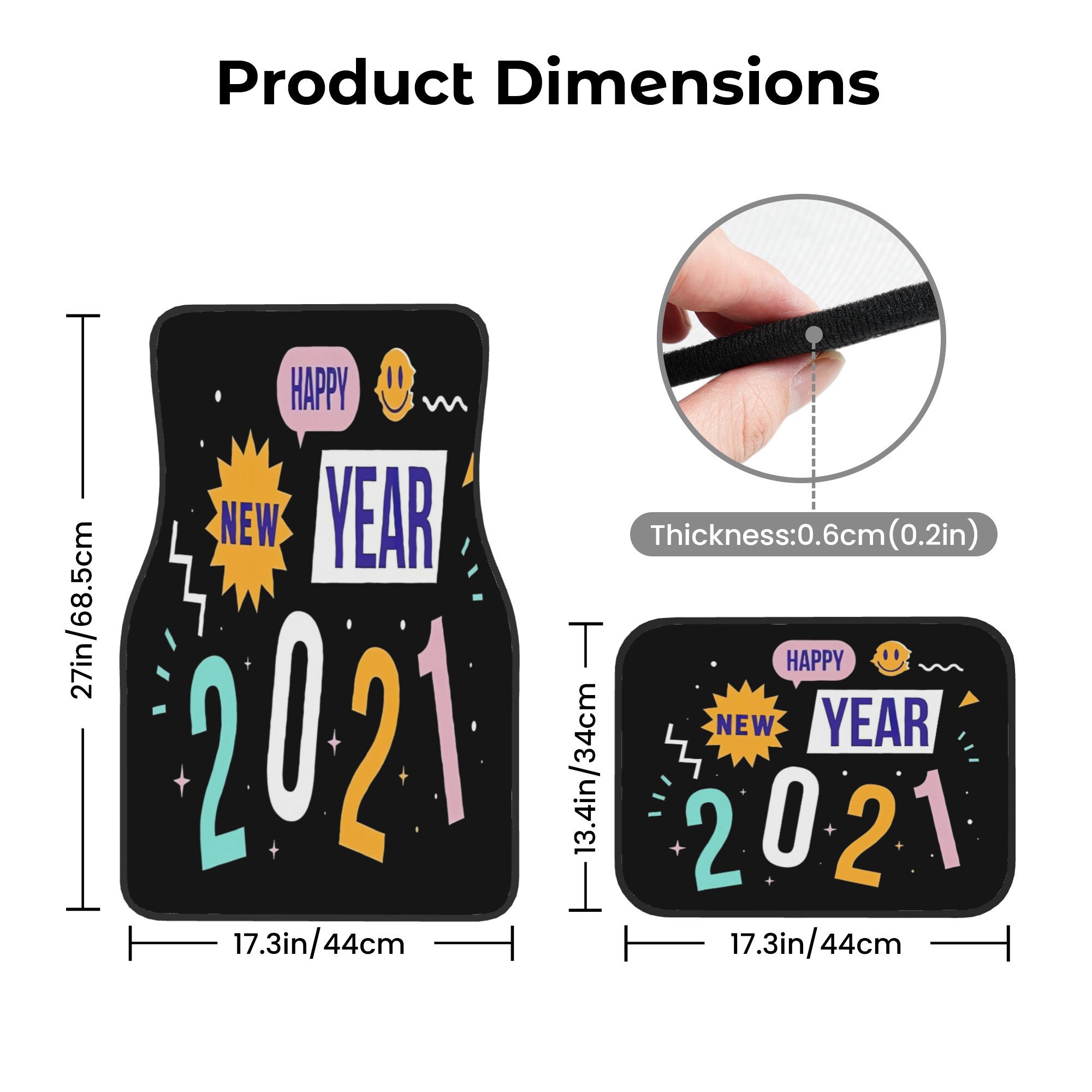 4pcs Happy New Year 2021 Made  - Interior Design Its review and price