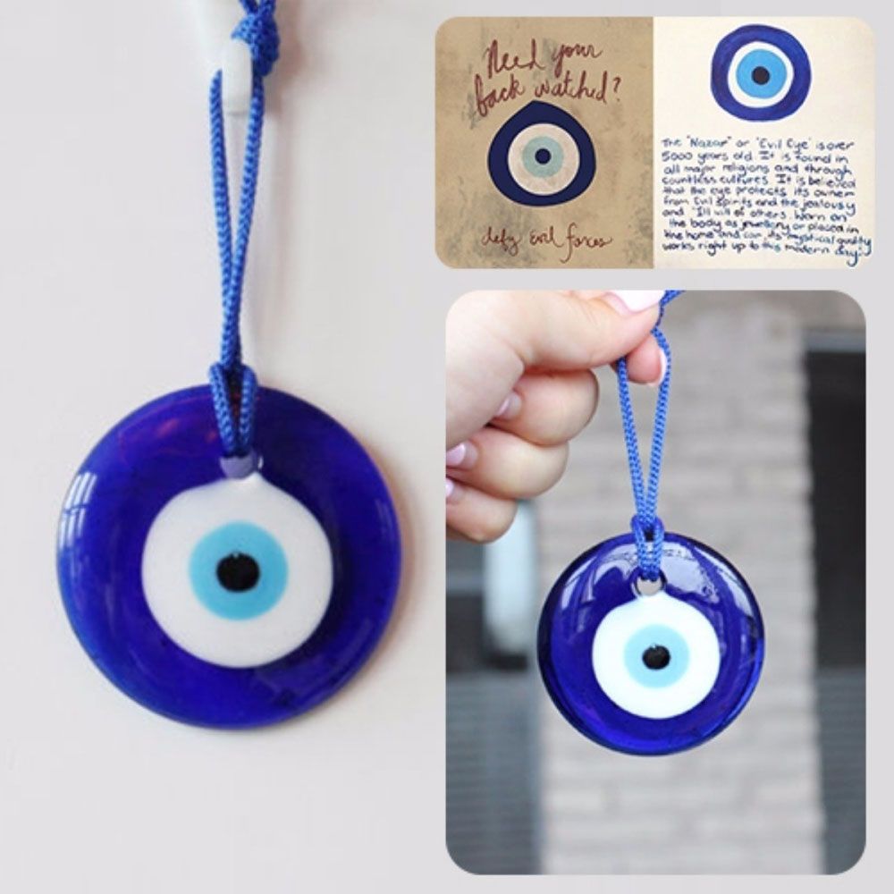 Blue Evil Eye Amulet Car Penda - Interior Design Apartment review and price