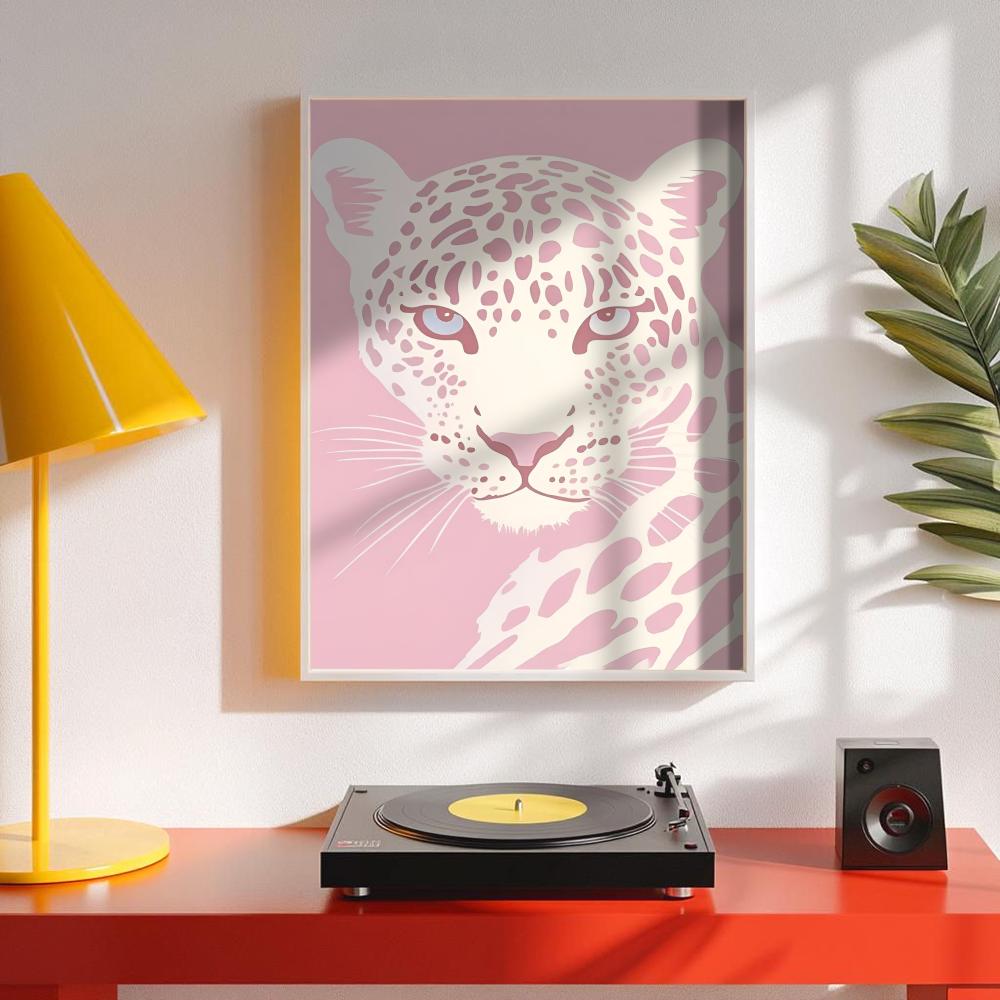 Pink pattern decoration Poster - Interior Design With Wallpaper review and price