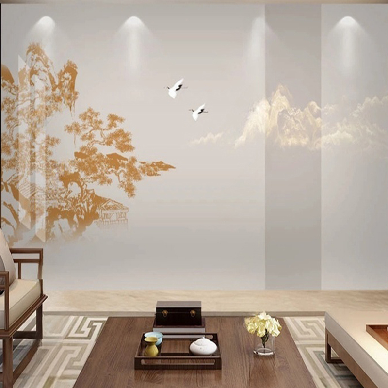 Elegant Chinese Hand-Painted P - Interior Design With Wallpaper review and price