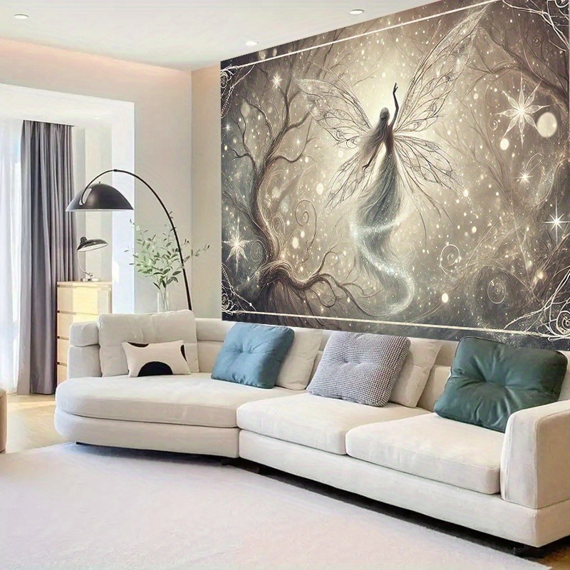 Fantasy Fairy Tree Wall Mural  - Interior Design With Wallpaper review and price