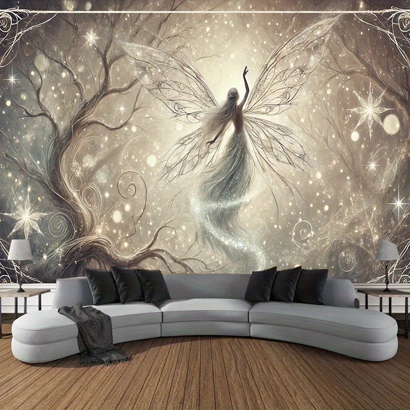Fantasy Fairy Tree Wall Mural  - Interior Design With Wallpaper review and price