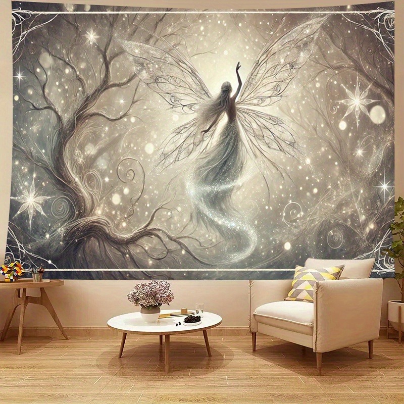 Fantasy Fairy Tree Wall Mural  - Interior Design With Wallpaper review and price