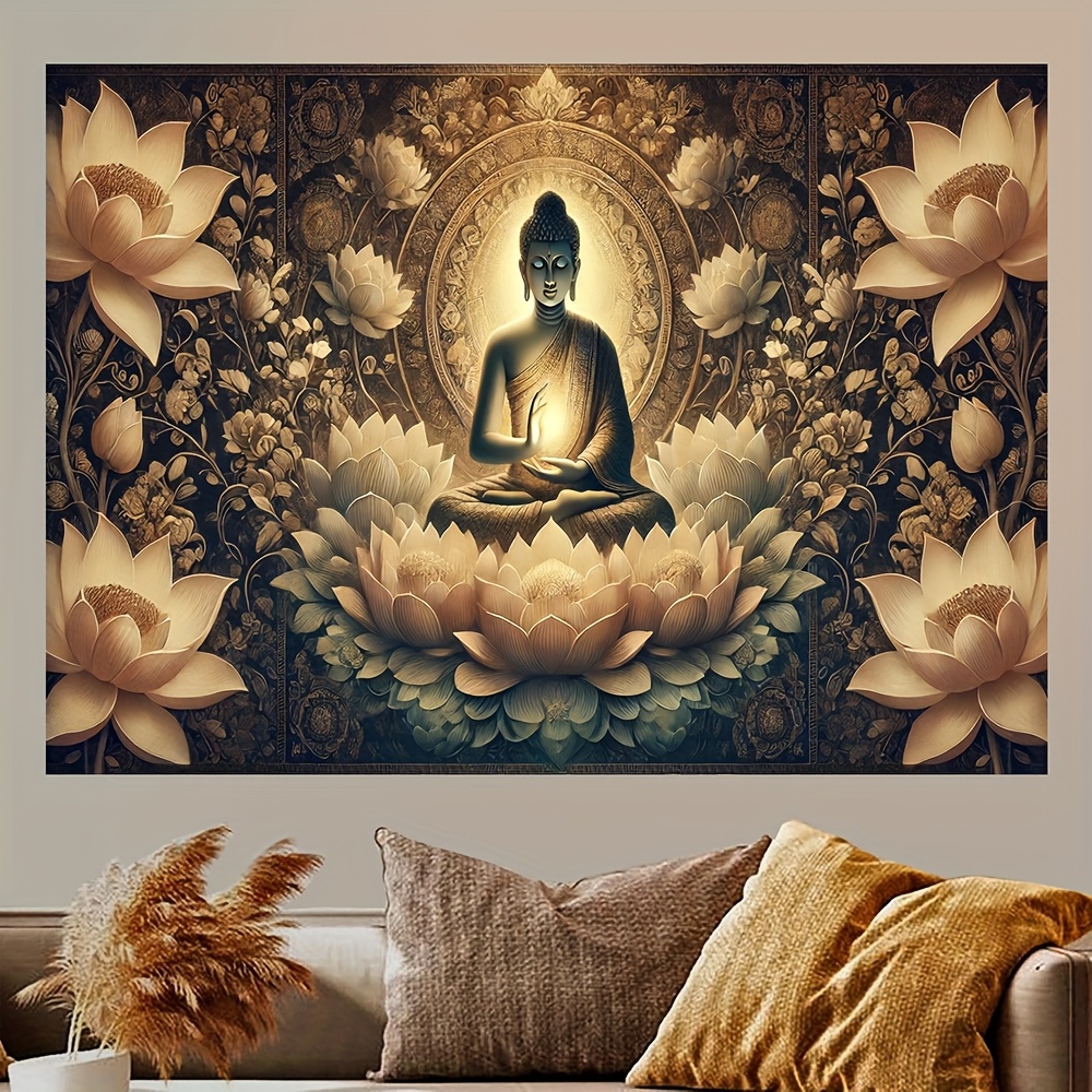 Buddha Lotus Flower Wall Tapes - Interior Design Zen review and price