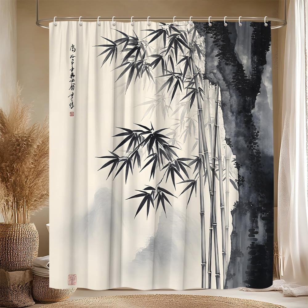 Decorative Asian Bamboo Ink Wa - Interior Design Zen review and price
