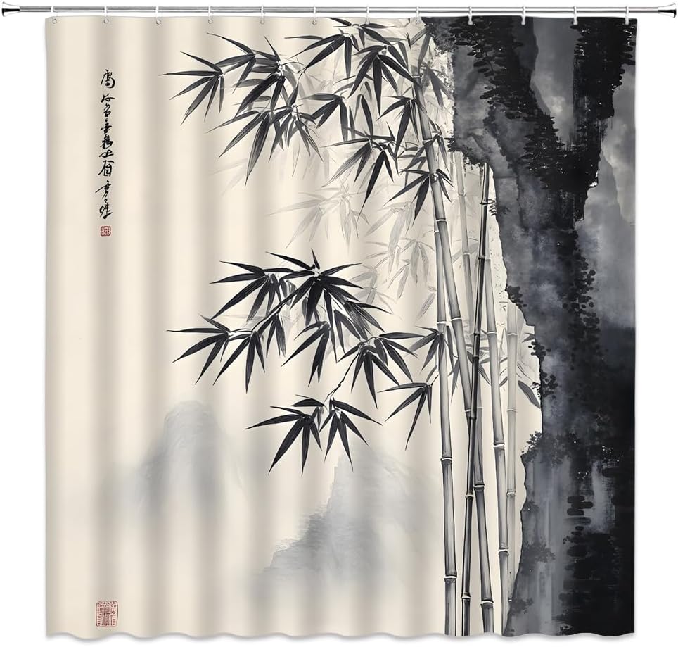Decorative Asian Bamboo Ink Wa - Interior Design Zen review and price
