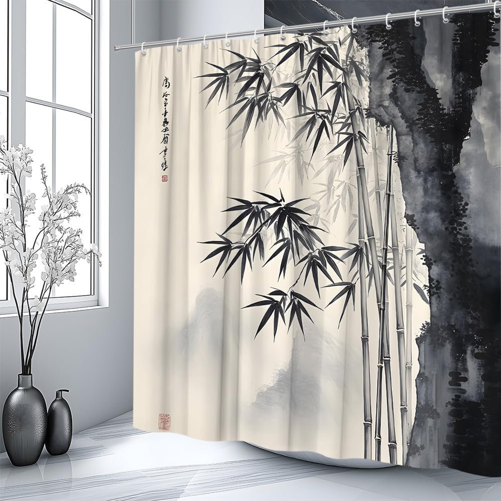 Decorative Asian Bamboo Ink Wa - Interior Design Zen review and price