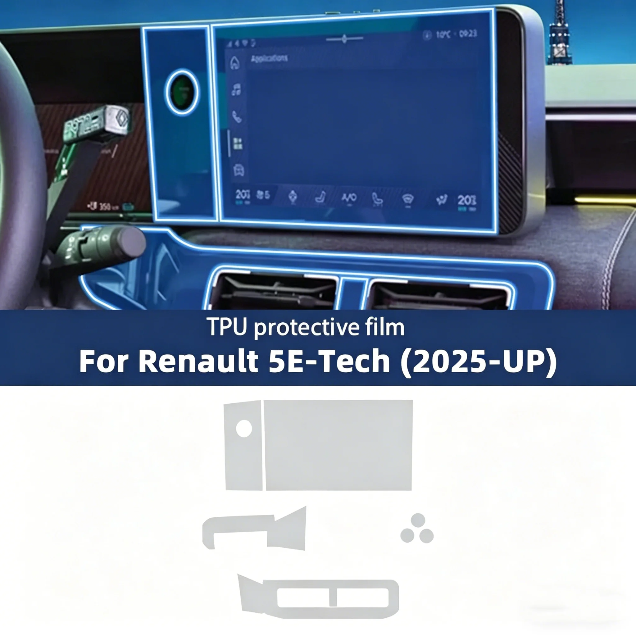 For Renault 5 E-Tech 2025-2026 - Interior Design Tech review and price