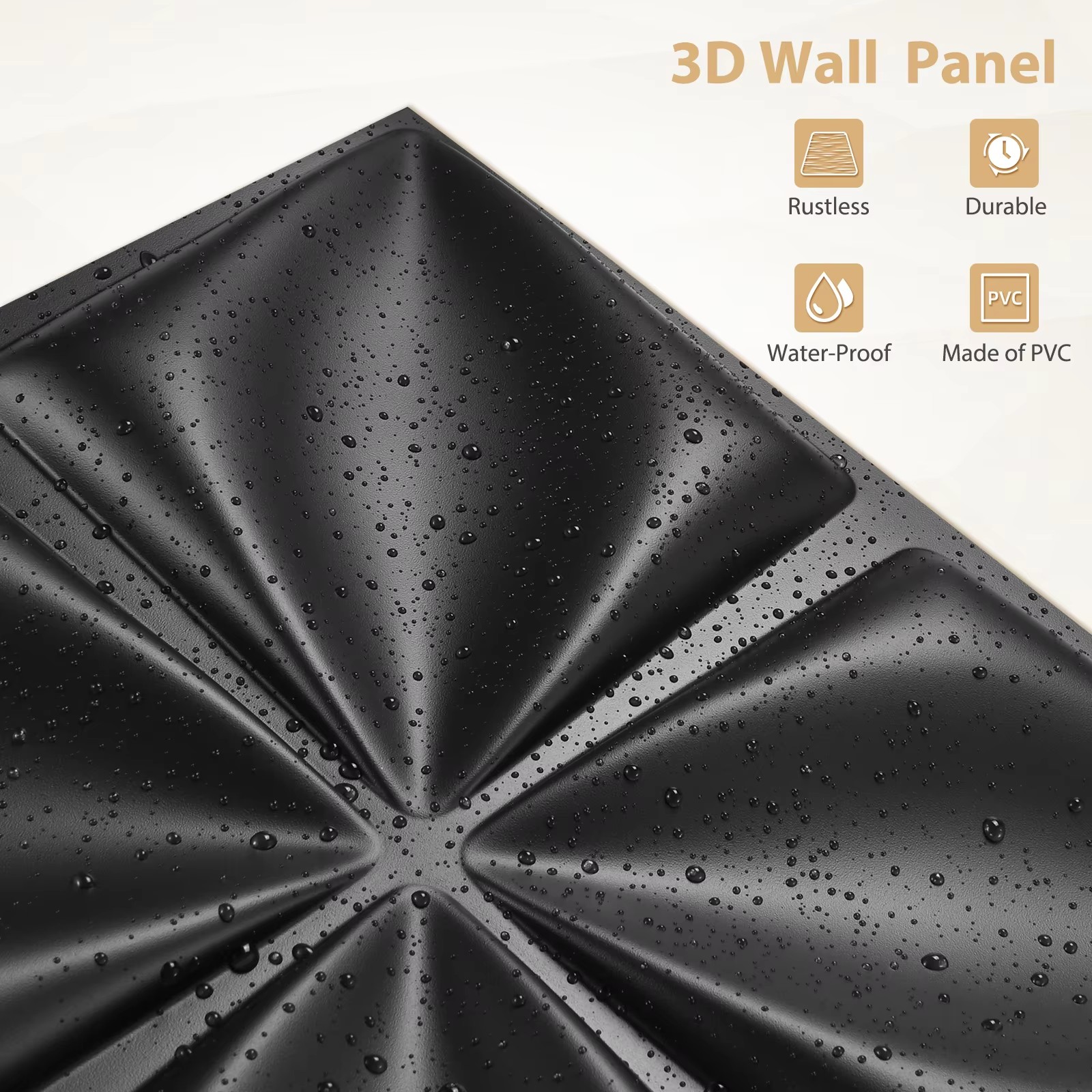 3D Wall Panel PVC Flower Desig - Interior Design With Wallpaper review and price