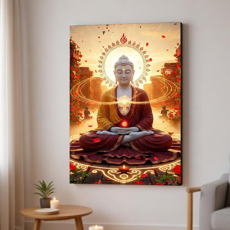 Modern Oriental Buddha Wall Ar - Interior Design Zen review and price