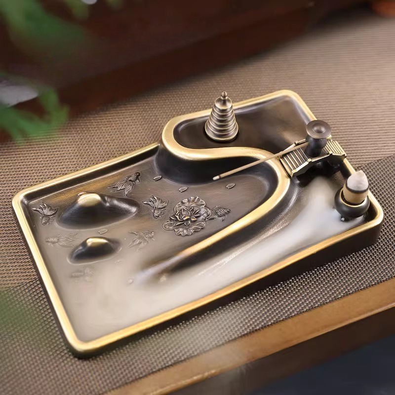 Vintage Copper Incense Burner  - Interior Design Zen review and price