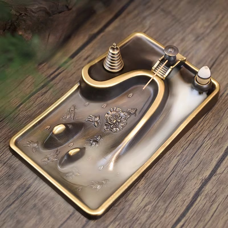 Vintage Copper Incense Burner  - Interior Design Zen review and price