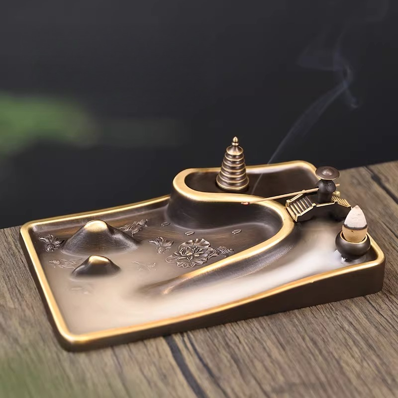 Vintage Copper Incense Burner  - Interior Design Zen review and price