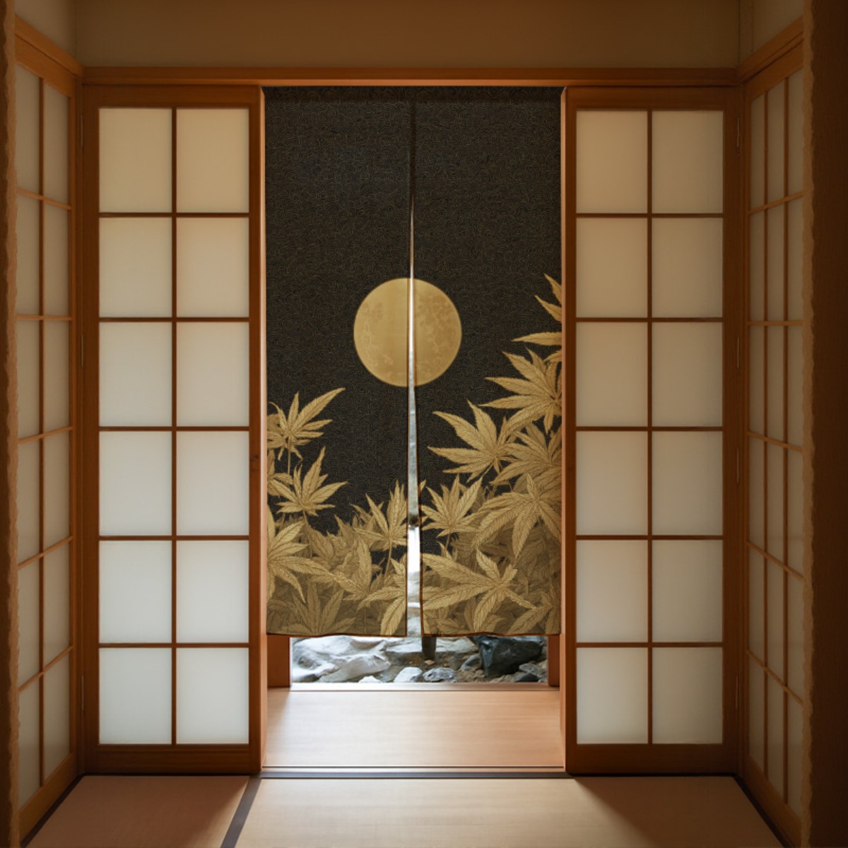 Elegant Japanese Zen Moon Bamb - Interior Design Zen review and price