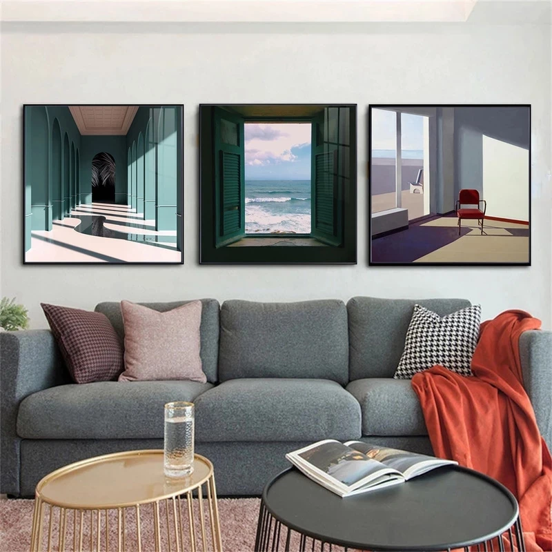Nordic Window Outside Landscap - Interior Design Apartment review and price