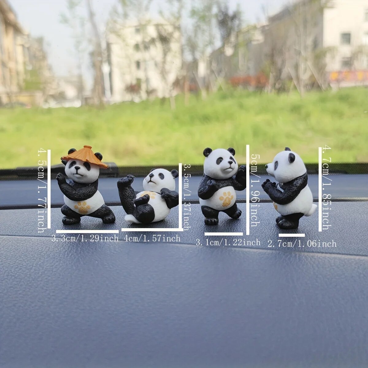 4pcs/set Panda Design Car Orna - Interior Design Office review and price