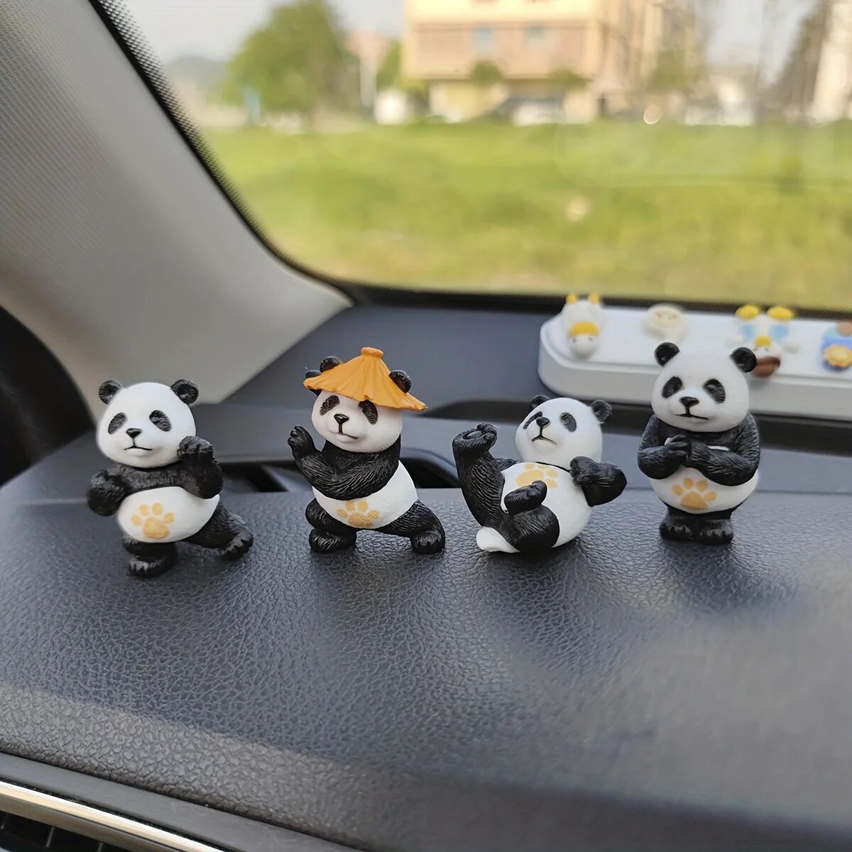 4pcs/set Panda Design Car Orna - Interior Design Office review and price