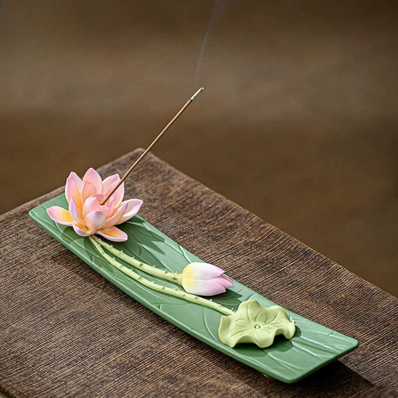 CZ ceramic handmade lotus thre - Interior Design Zen review and price