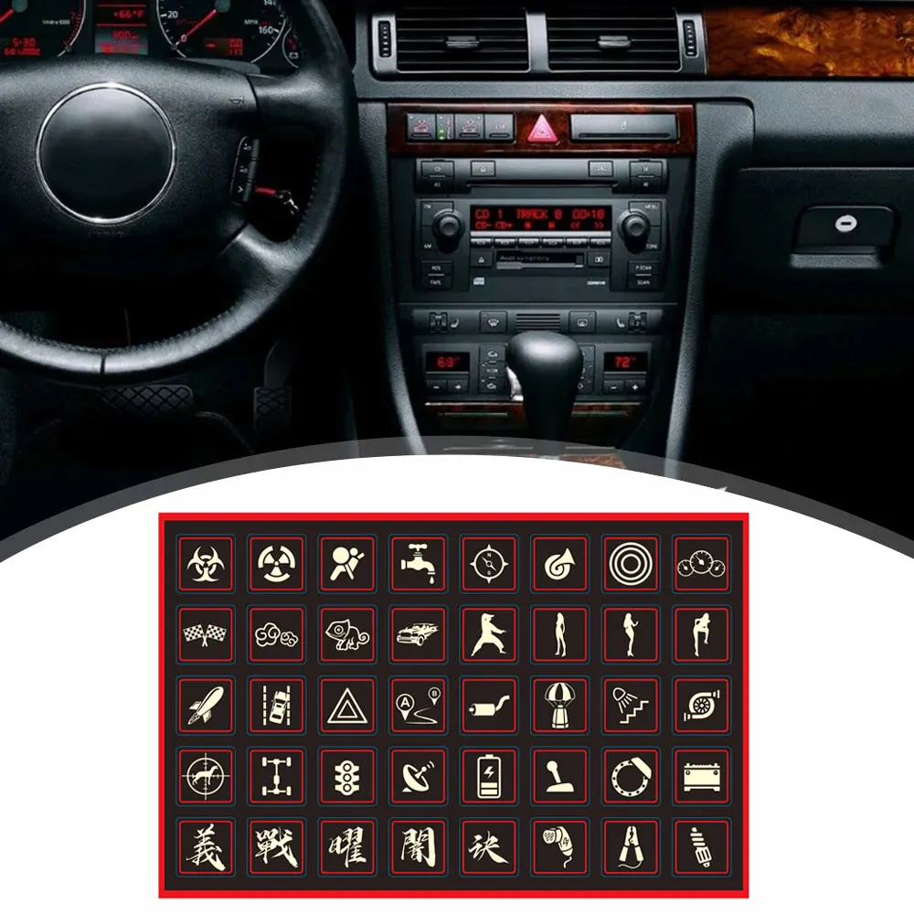 Luminous Car Stickers Instrume - Interior Design Mood Board review and price