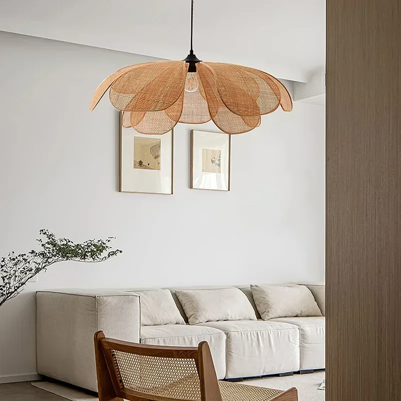 Japanese Rattan Flower Petal P - Interior Design Zen review and price