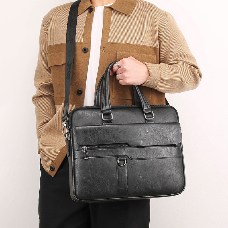 Men's Briefcase PU Leather Han - Interior Design Documentation review and price