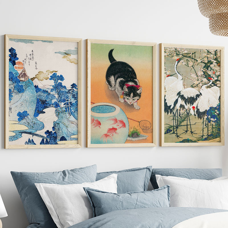 Japanese Katsushika Hokusai Ca - Interior Design Apartment review and price
