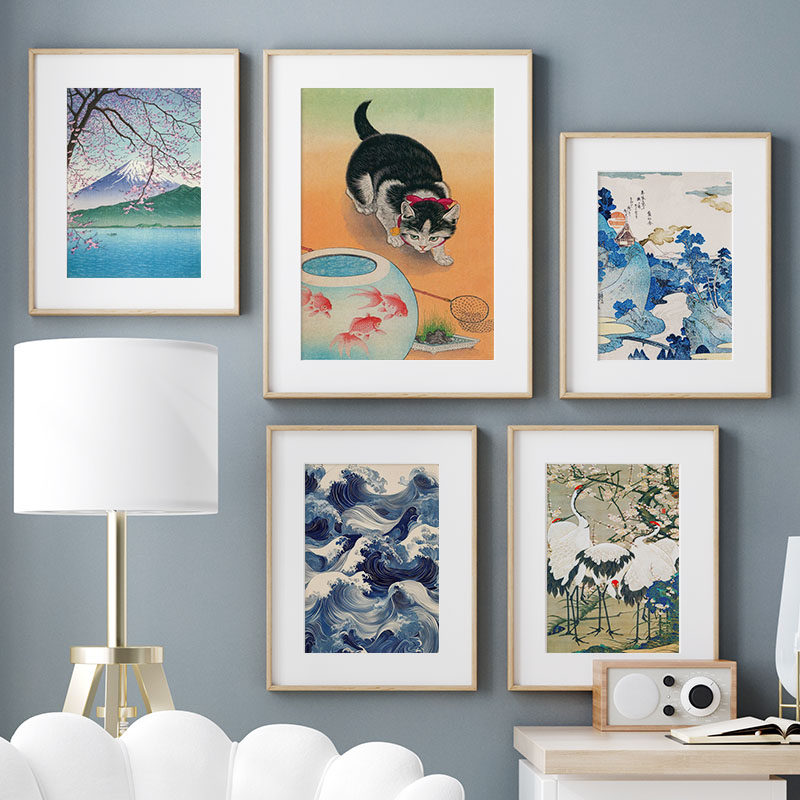 Japanese Katsushika Hokusai Ca - Interior Design Apartment review and price