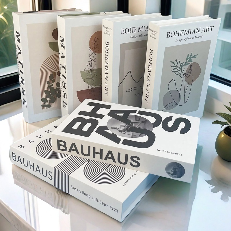 Boho Monet Decorative Books Lu - Interior Design Apartment review and price